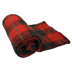 Throw Blanket for Couch Sofa Bed Buffalo Plaid Decor Red and Black Checkered Blanket Cozy Fuzzy Soft Lightweight 60X50 inch Warm Fleece Blanket f