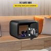 VEVOR Safe Box, 1 Cubic Foot Money Safe with Fingerprint Lock and Key Lock, Alloy Steel Home Safes with 2 Keys, Wall-Mounted Security Safe for Cash