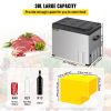 VEVOR 12 Volt Refrigerator, Portable Refrigerator (-4¬∞F~68¬∞F) With APP Control Car Compressor Fridge Cooler 12V/24V DC and 110-220V AC For Camping