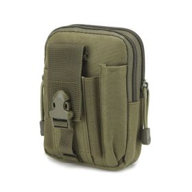 Waist Pouch; Portal Wasit Bag For Camping; Travel; Running (Color: Army Green)