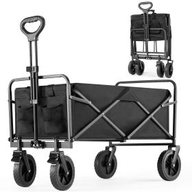 Foldable Carriage For Camping And Shopping (Option: Large sizeBU)